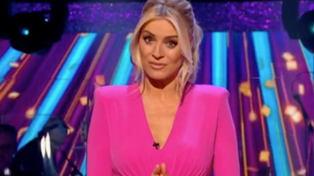 tess daly pink dress