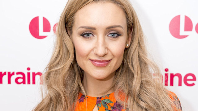 catherine tyldesley blue floral dress loose women