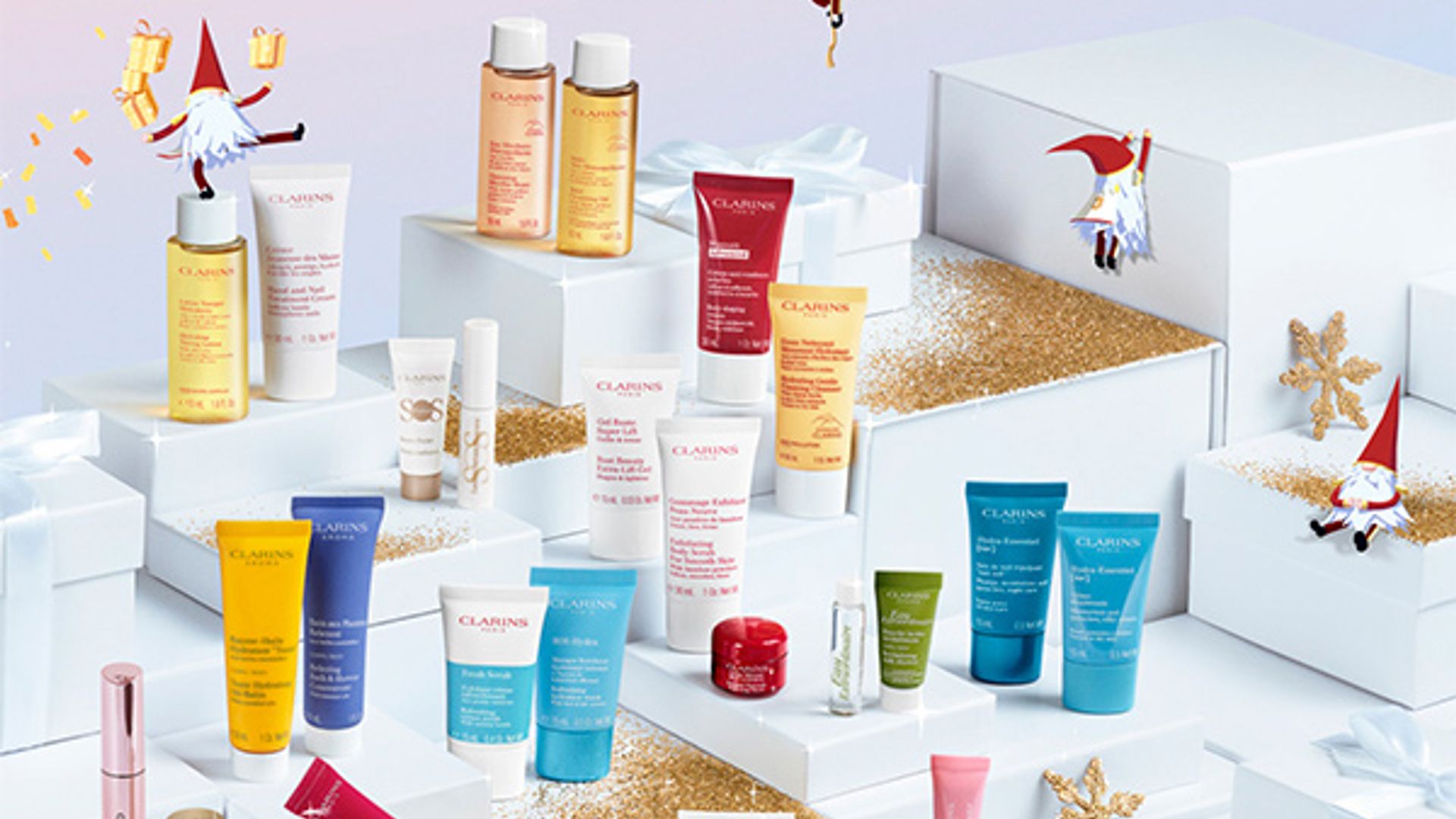 Clarins Christmas gifting and advent calendars