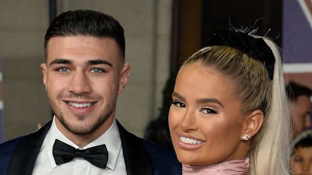 tommy fury and molly-mae on red carpet