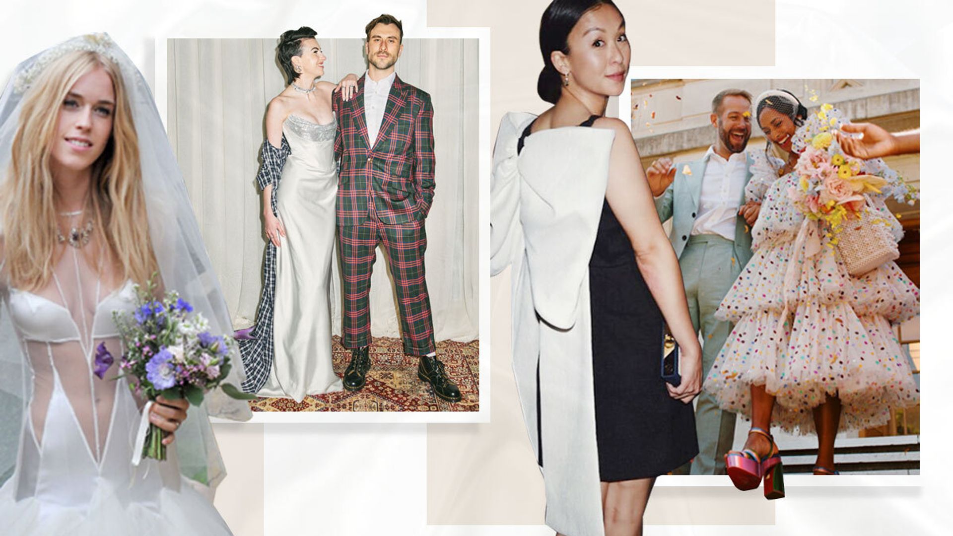 4 Alternative brides on why they chose their non-traditional dresses