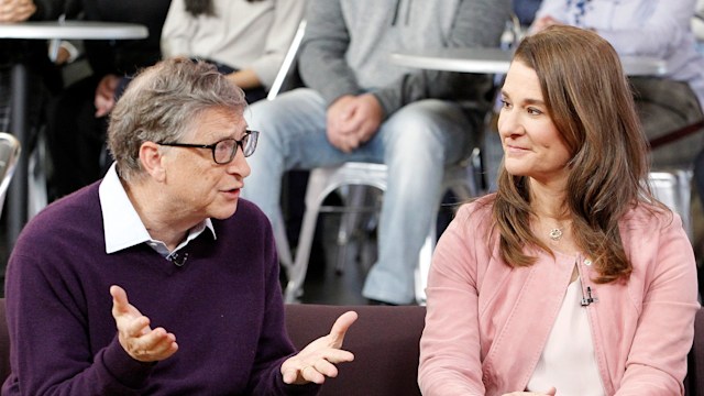 GOOD MORNING AMERICA - Bill and Melinda Gates are guests on "Good Morning America," Tuesday, February 13, 2018, airing on the Walt Disney Television Network. 
BILL GATES, MELINDA GATES