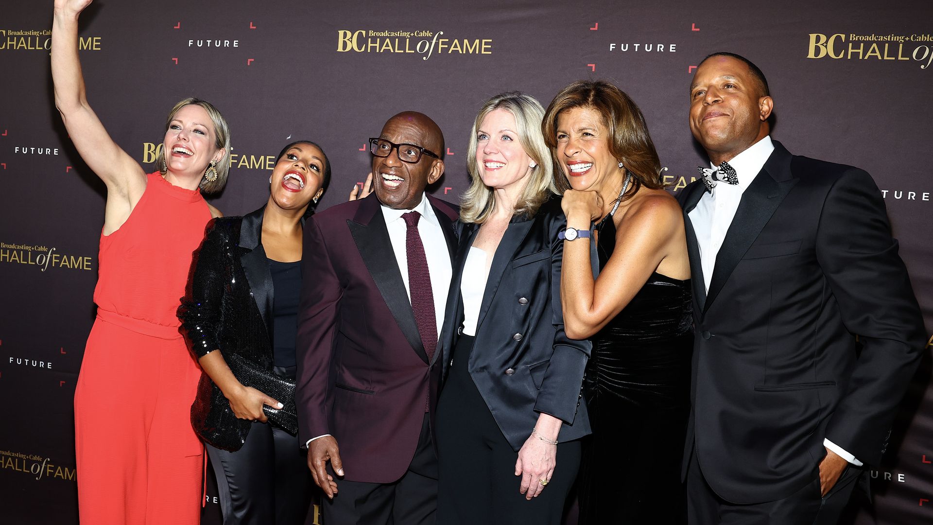 The Today Show hosts partying at the Cable Hall of Fame Gala in May 2023