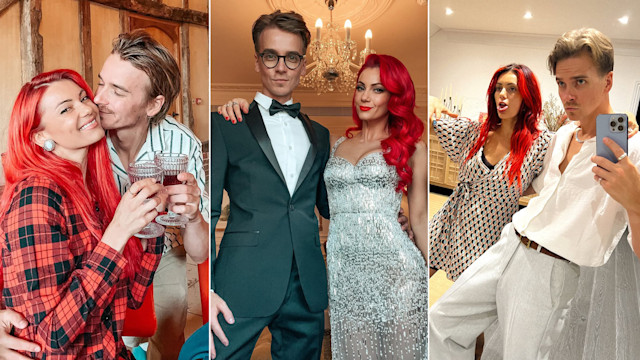 Joe Sugg and Dianne Buswell's luxe living room