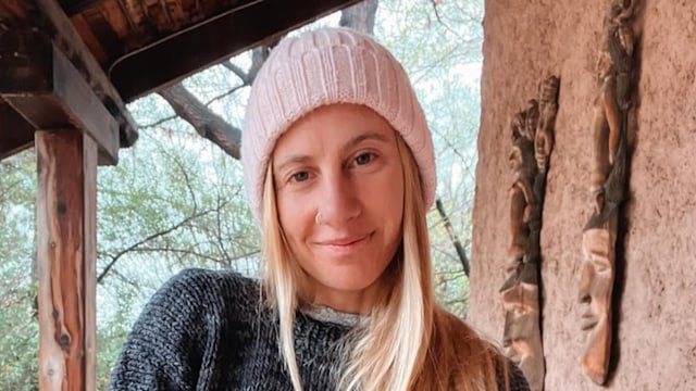 Photo of influencer and surfer Javiera Ortiz, from Chile, who died aged 34 in February after being struck by a speedboat on the beach