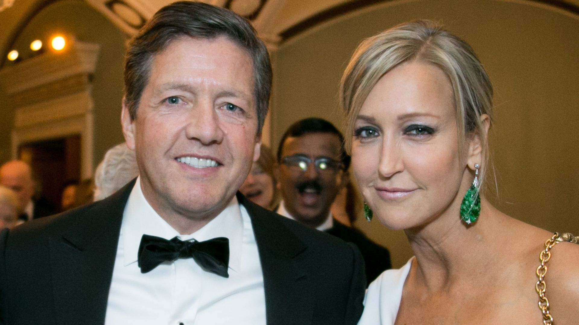 Lara Spencer and Rick McVey glam black tie event