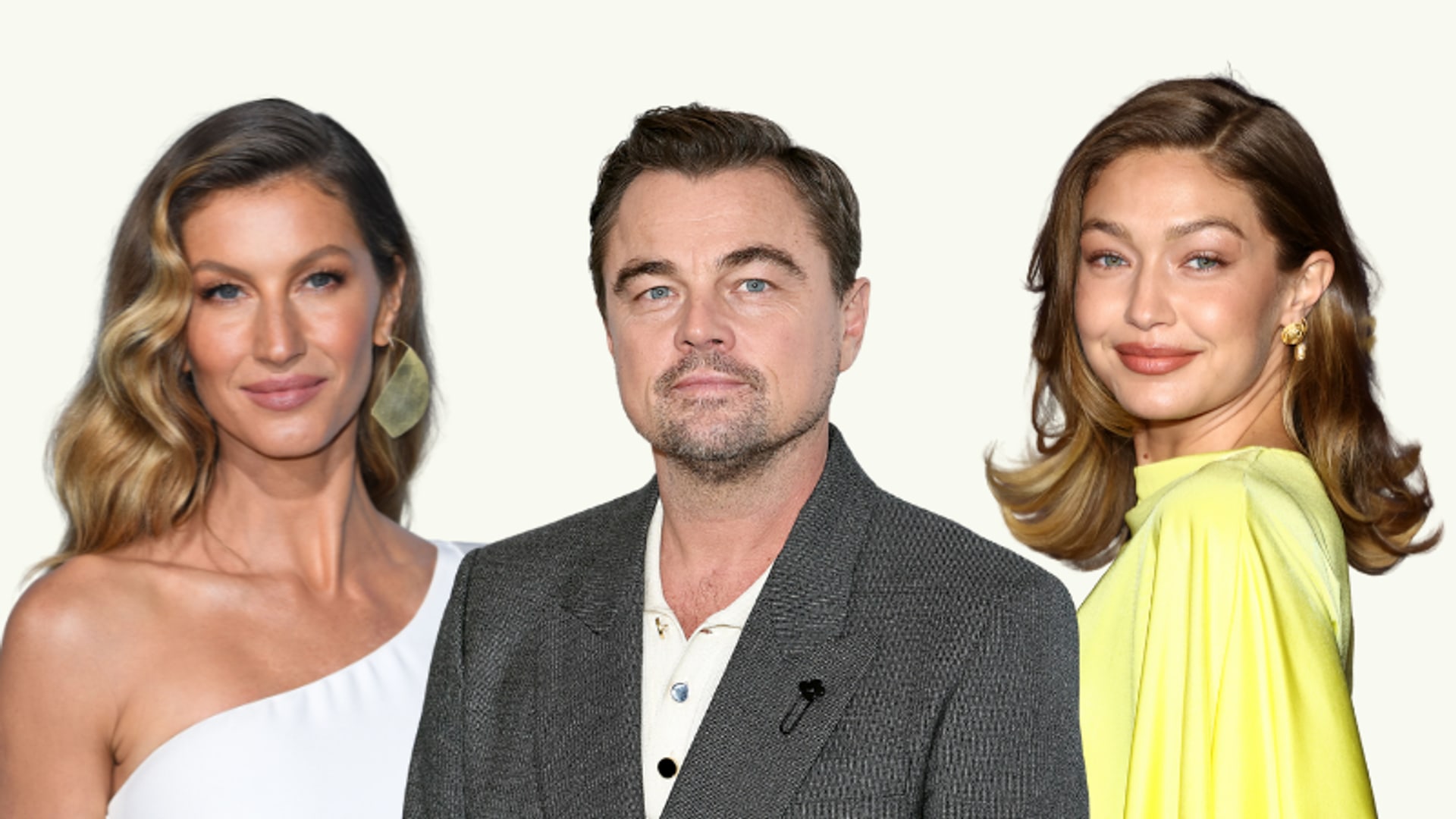 Leonardo DiCaprio, Gisele Bündchen, and Gigi Hadid