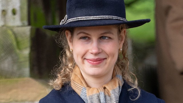 Lady Louise Windsor at a Christmas service