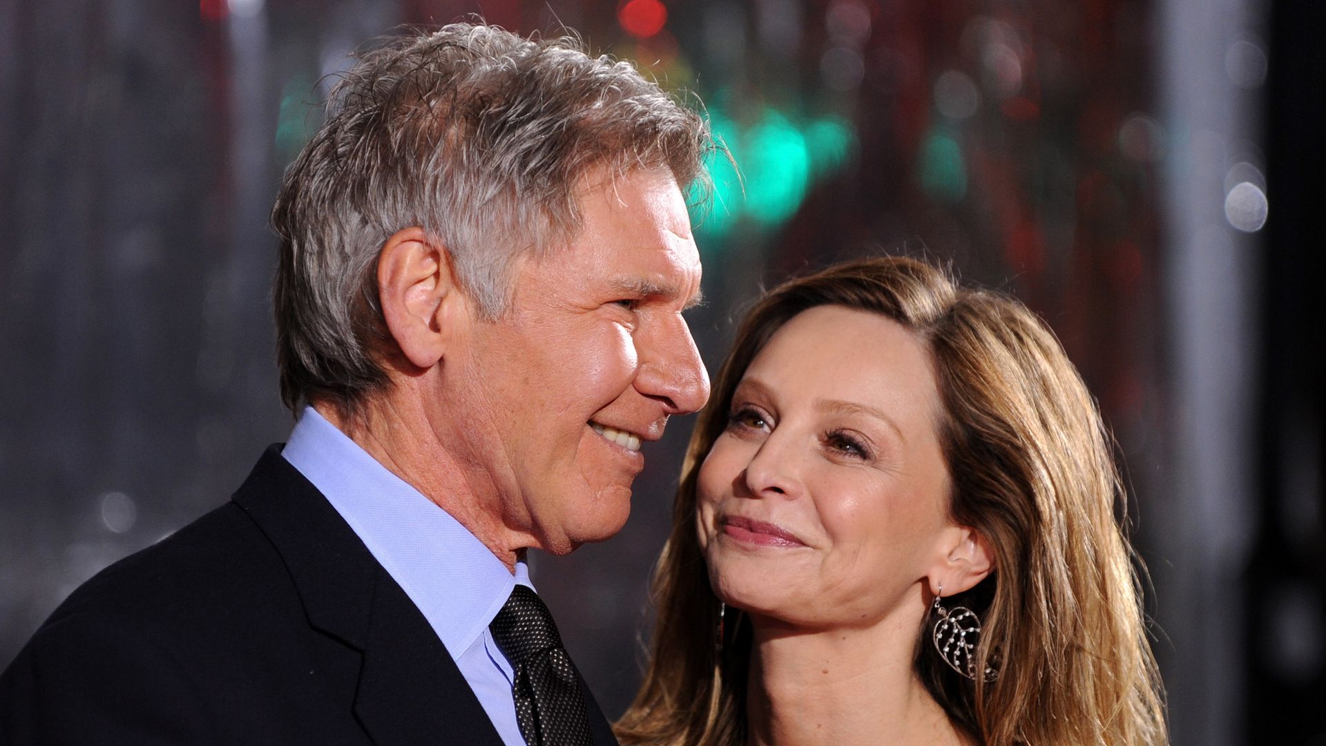 Harrison Ford and Calista Flockhart arrive at the premiere of CBS Films' "Extraordinary Measures"