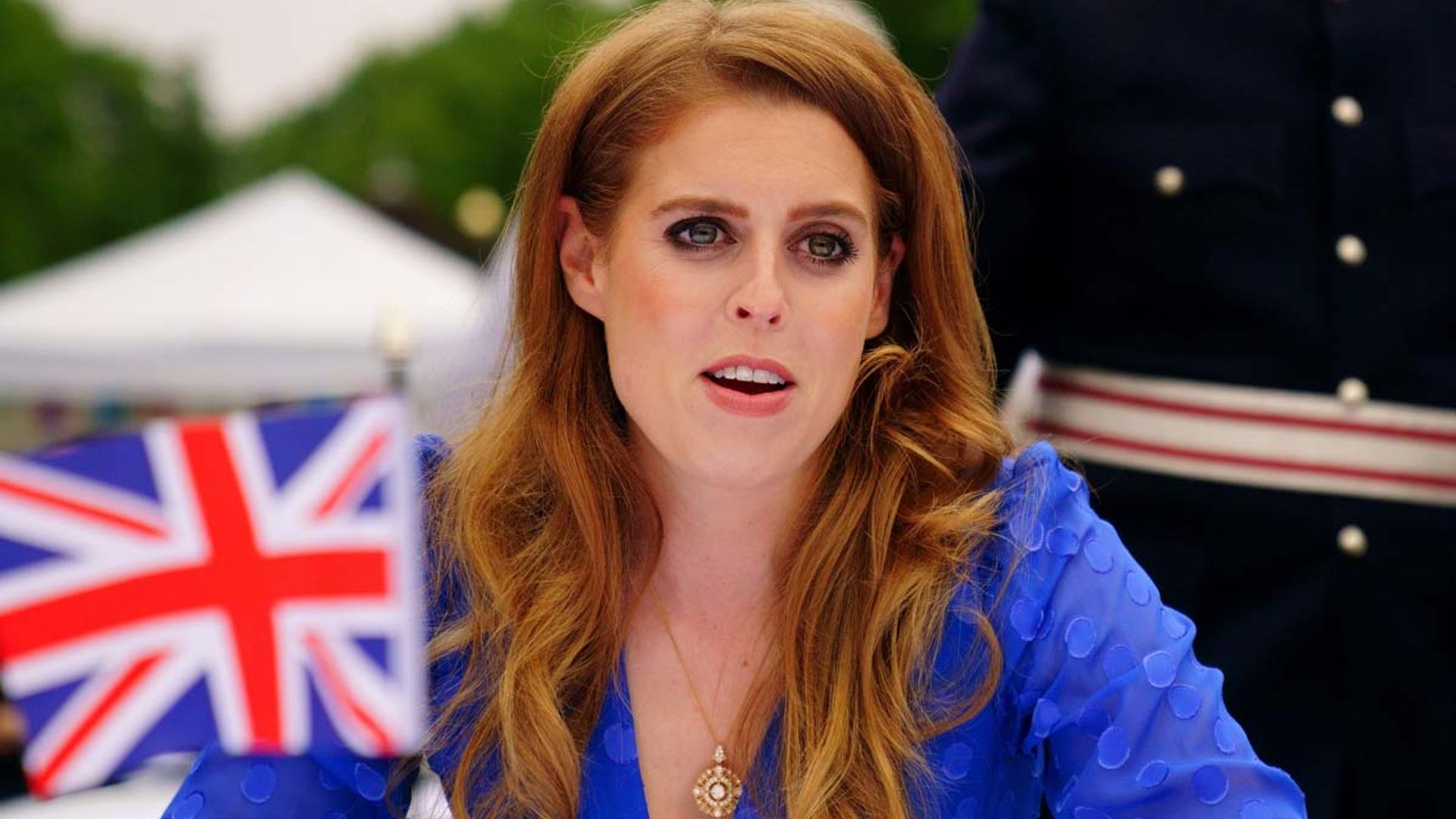 princess beatrice studded loafers