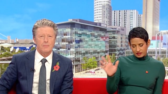 Naga Munchetty and Charlie Stayt