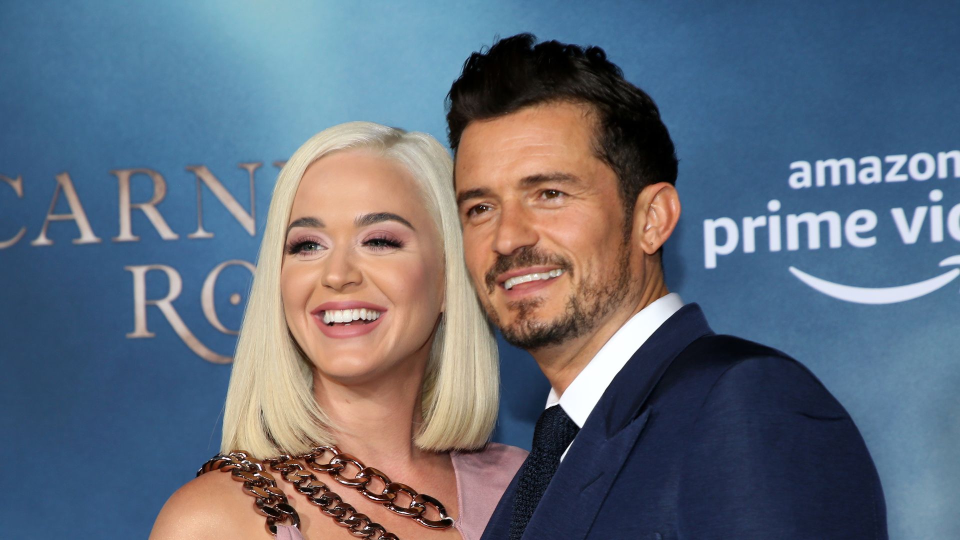 Katy Perry and Orlando Bloom attend the LA premiere of Amazon's "Carnival Row" at TCL Chinese Theatre on August 21, 2019 in Hollywood, California