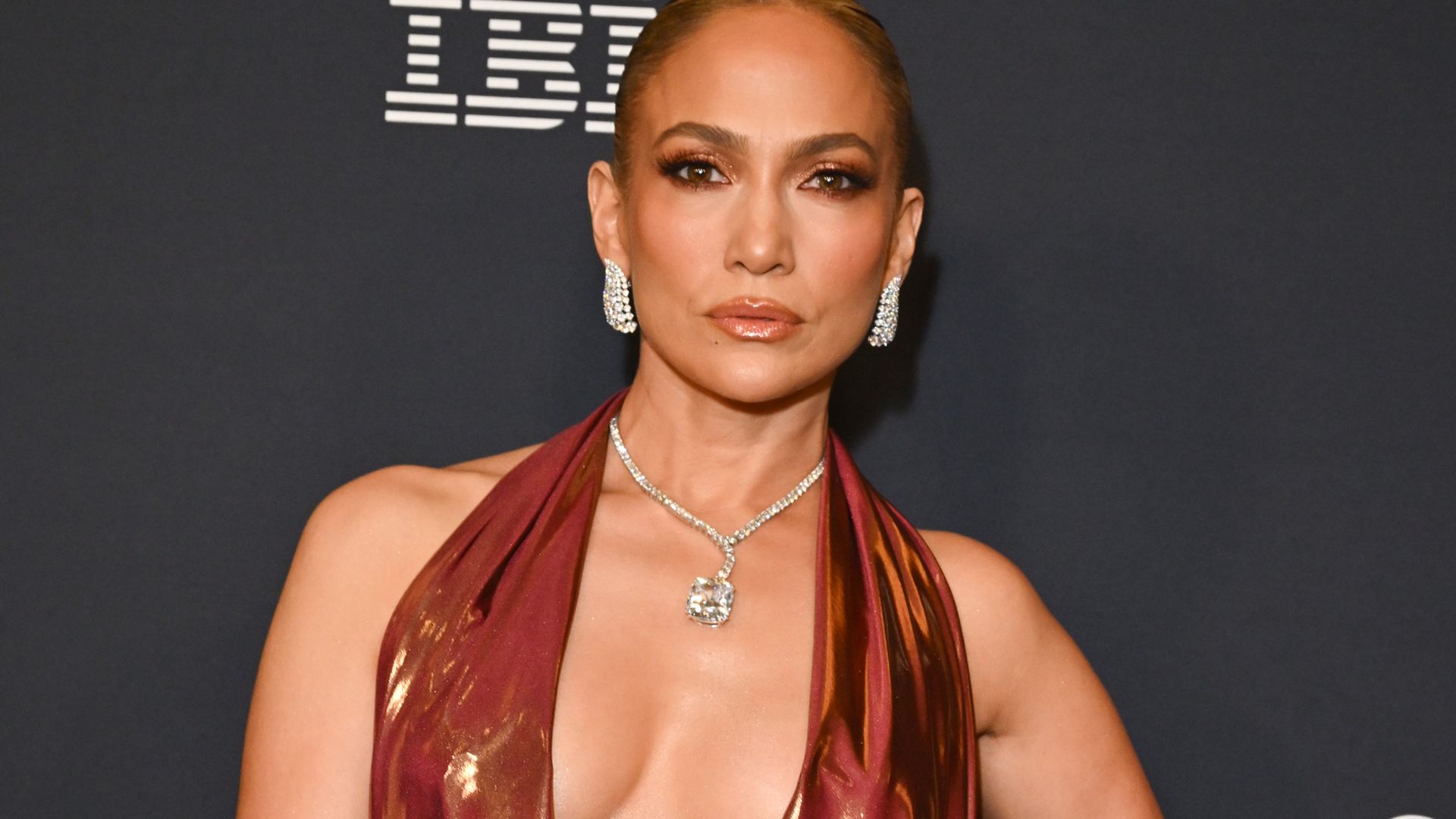 Jennifer Lopez’s plunge-neck pre-Grammys gown is her most daring to date