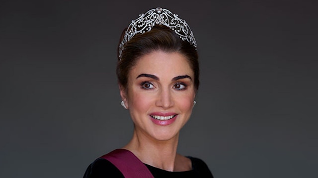 Queen Rania birthday portrait