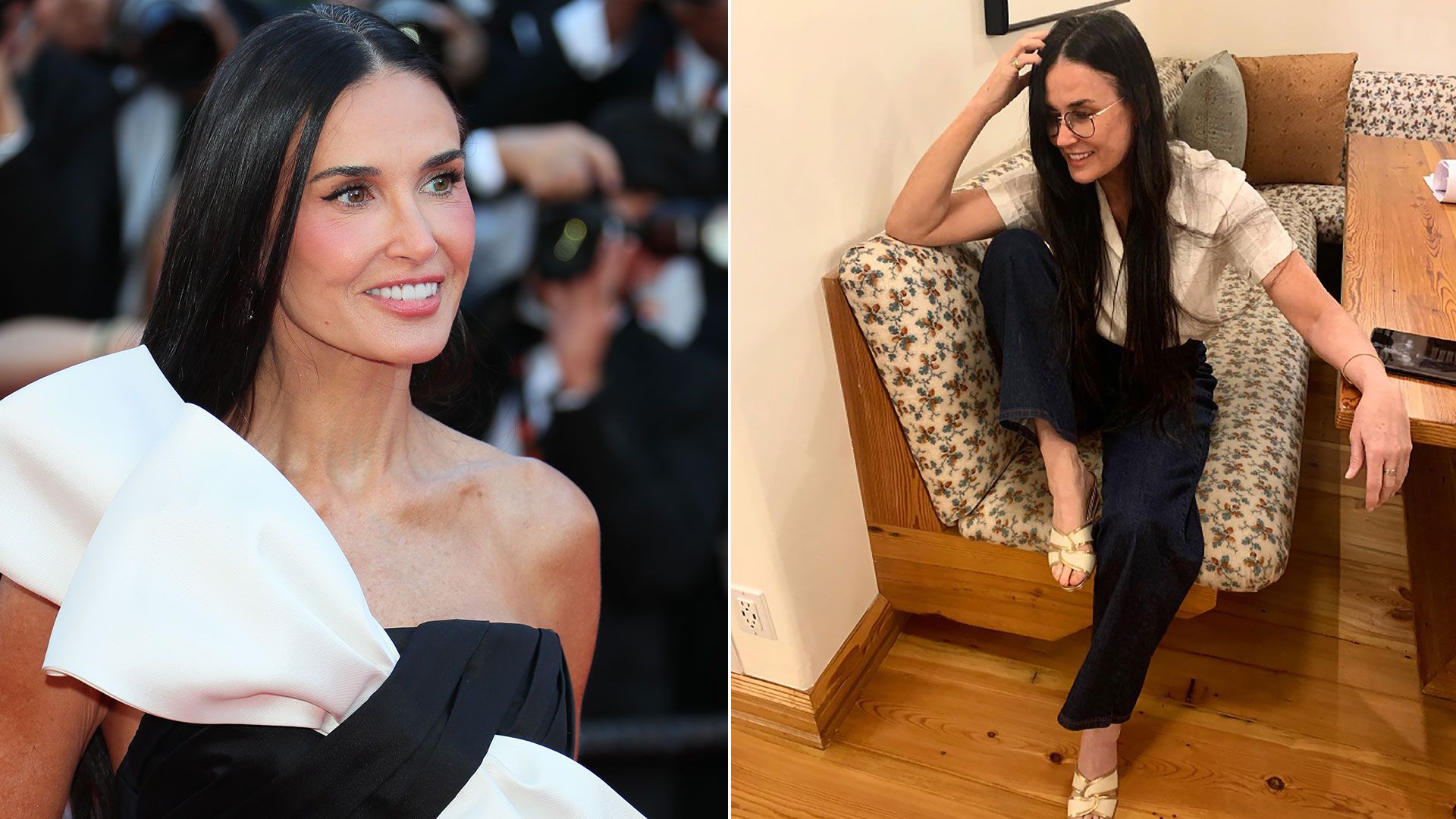 Demi Moore's unexpected breakfast nook 'levels up' her rustic kitchen