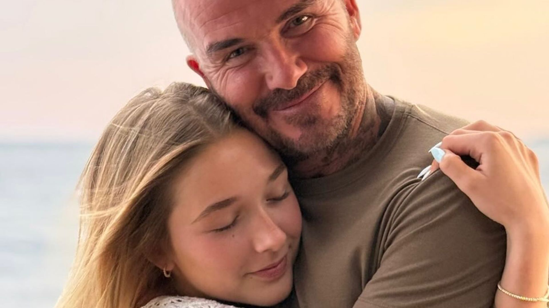 David Beckham wife his daughter Harper Beckham