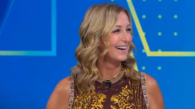 Lara Spencer looked radiant as she returned to GMA