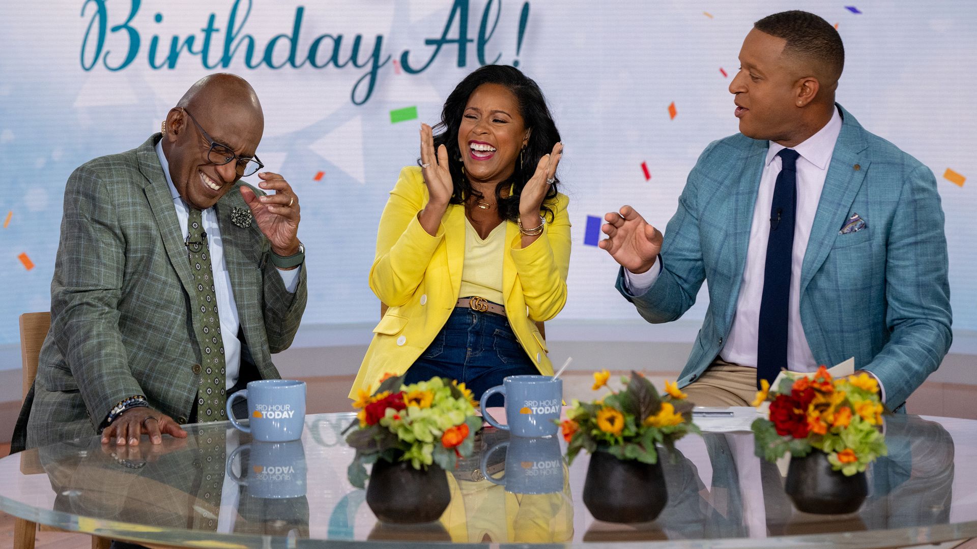 Al Roker, Sheinelle Jones and Craig Melvin on Tuesday, August 20, 2024 -- (Photo by: Nathan Congleton/NBC via Getty Images)