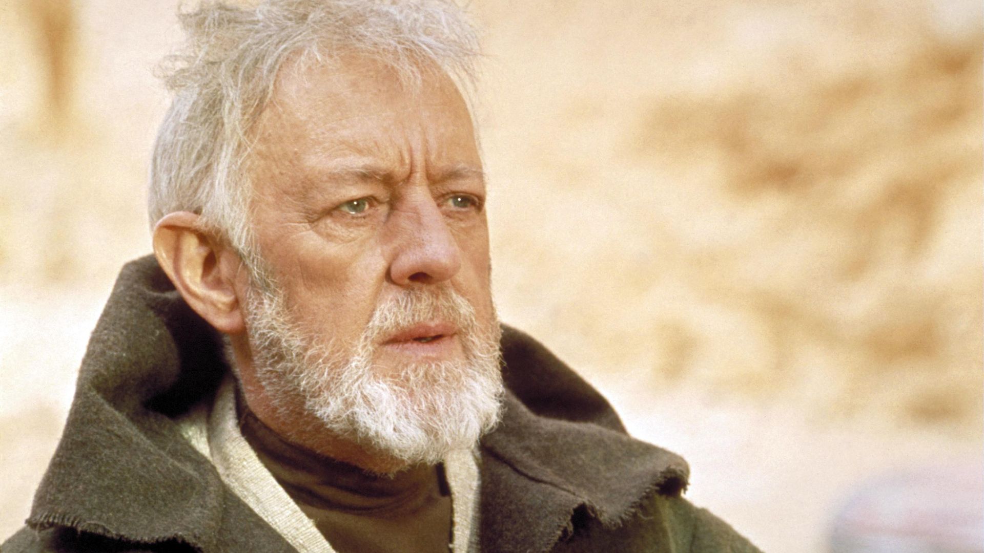 Alec Guinness as Obi-Wan Kenobi in Star Wars