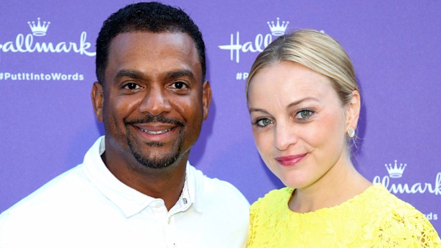 Actor Alfonso Ribeiro and his Wife Angela Unkrich attend Hallmark's "Put In Into Words" campaign launch party in 2018