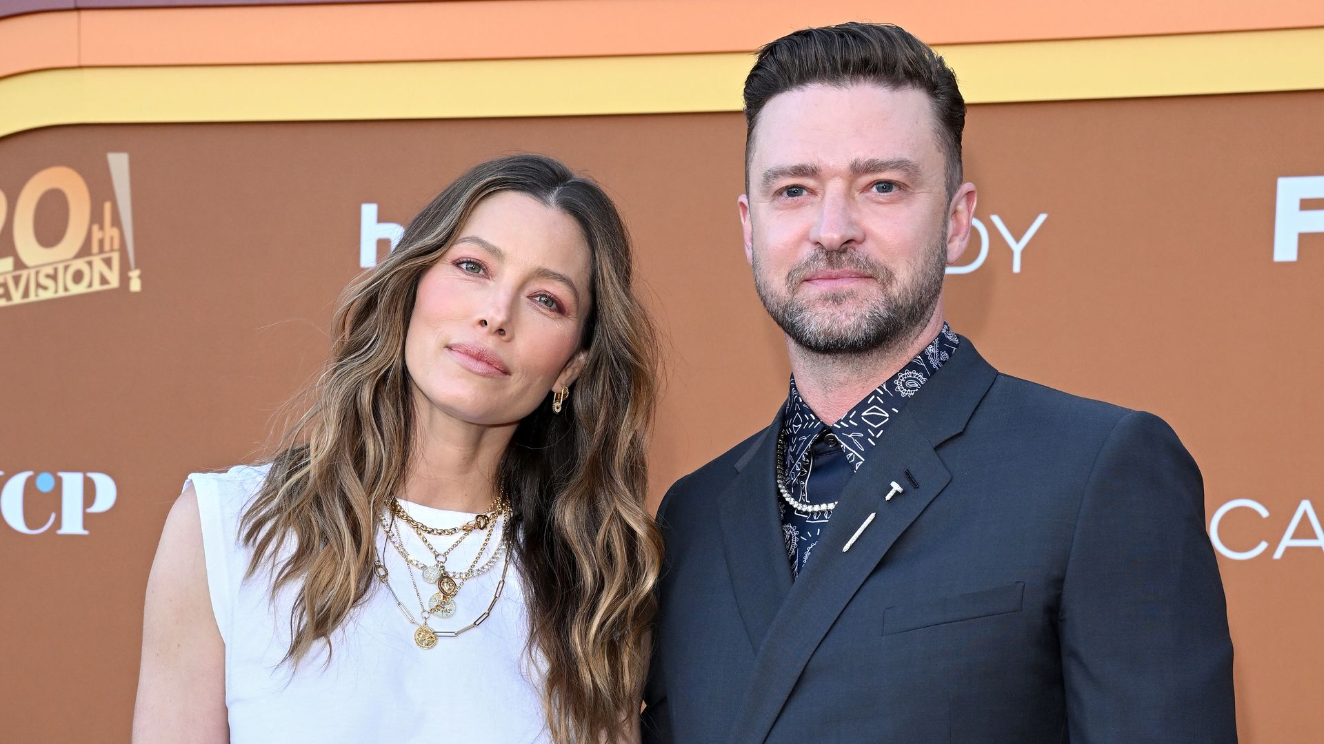 LOS ANGELES, CALIFORNIA - MAY 09: Jessica Biel and Justin Timberlake attend the Los Angeles Premiere FYC Event for Hulu's "Candy" at El Capitan Theatre on May 09, 2022 in Los Angeles, California. (Photo by Axelle/Bauer-Griffin/FilmMagic)