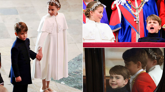 Prince Louis at the coronation