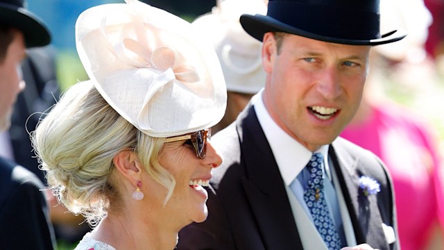 A close-up photo of Zara Tindall and Prince William