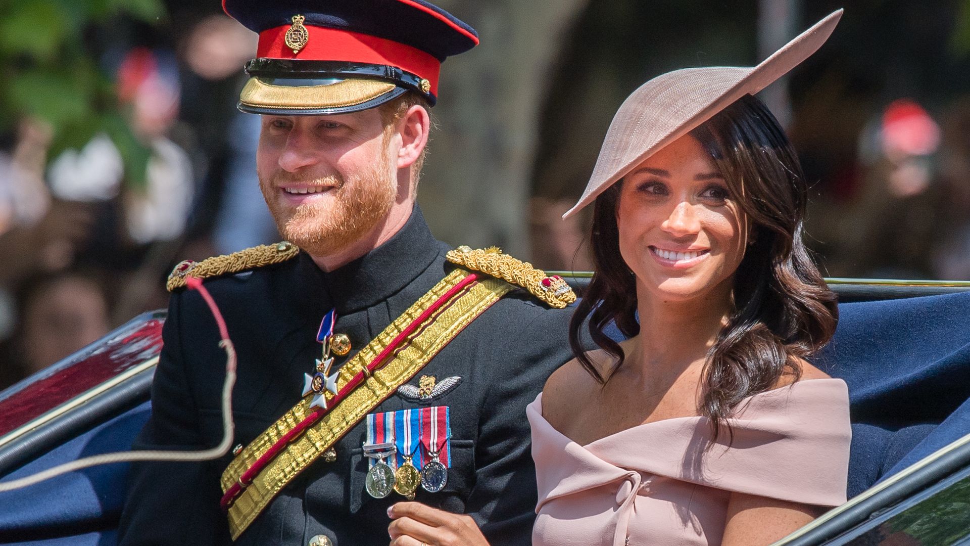 Meghan Markle and Prince Harry Trooping the Colour 2018