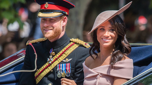 Meghan Markle and Prince Harry Trooping the Colour 2018
