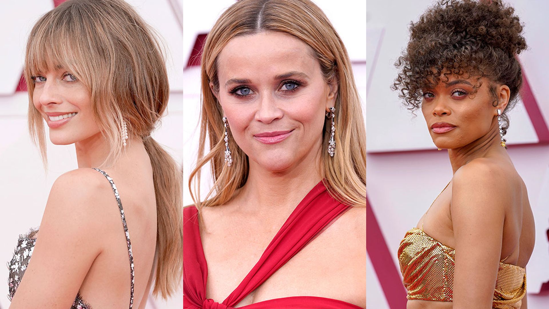 oscars best beauty reese witherspoon andra day margot robbie