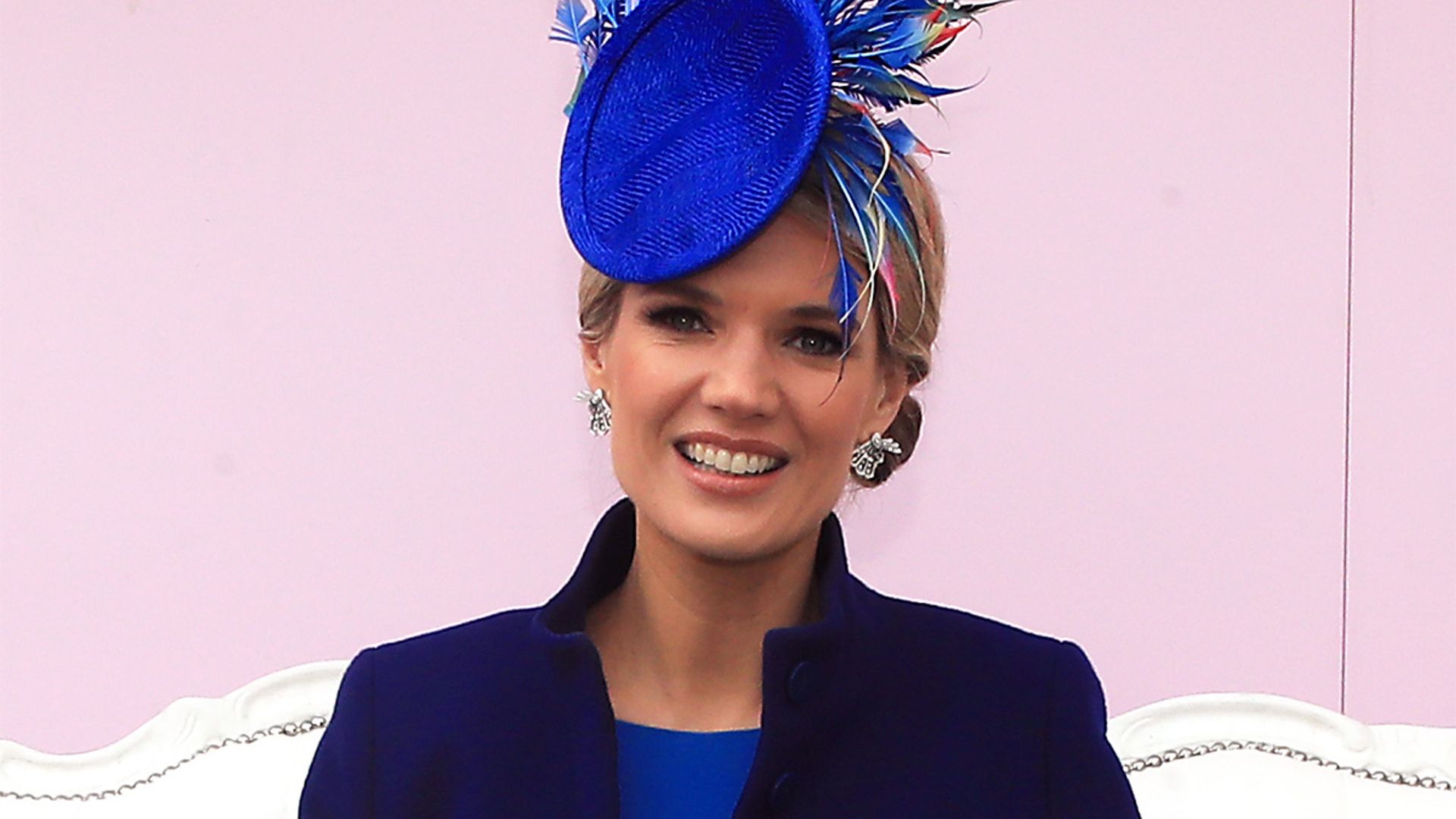 charlotte hawkins blue hat aintree