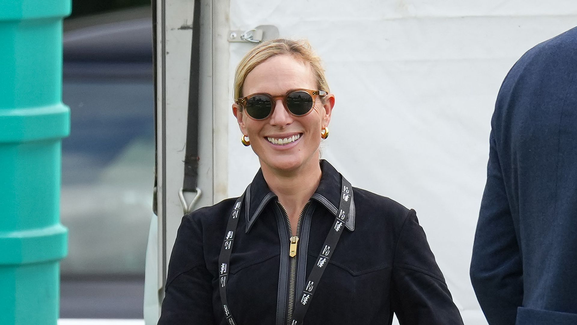 Zara Tindall surprises in suede zip-up top and skinny jeans