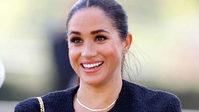 Meghan, Duchess of Sussex attends the Land Rover Driving Challenge, on day 1 of the Invictus Games 2020 at Zuiderpark on April 16, 2022 in The Hague, Netherlands. (Photo by Max Mumby/Indigo/Getty Images)