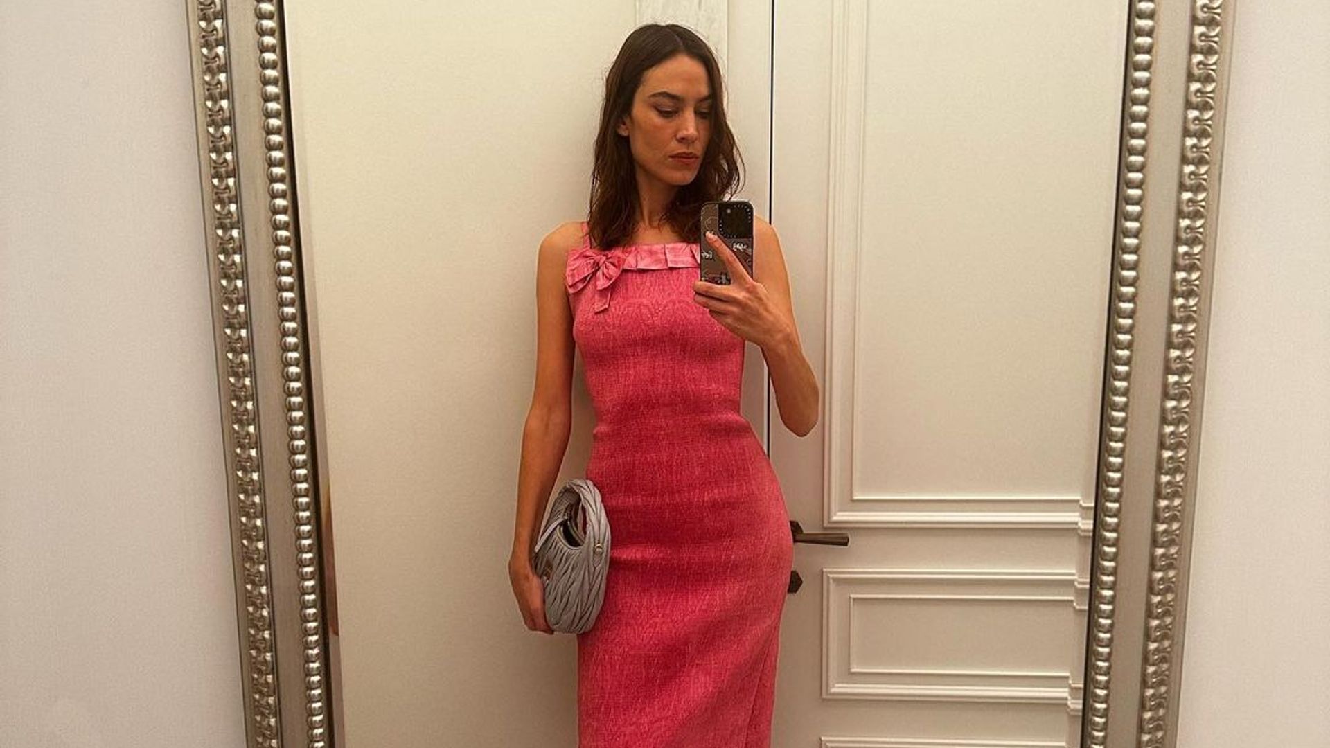 Alexa Chung has found the ultimate date night dress for autumn romantics -  see photos