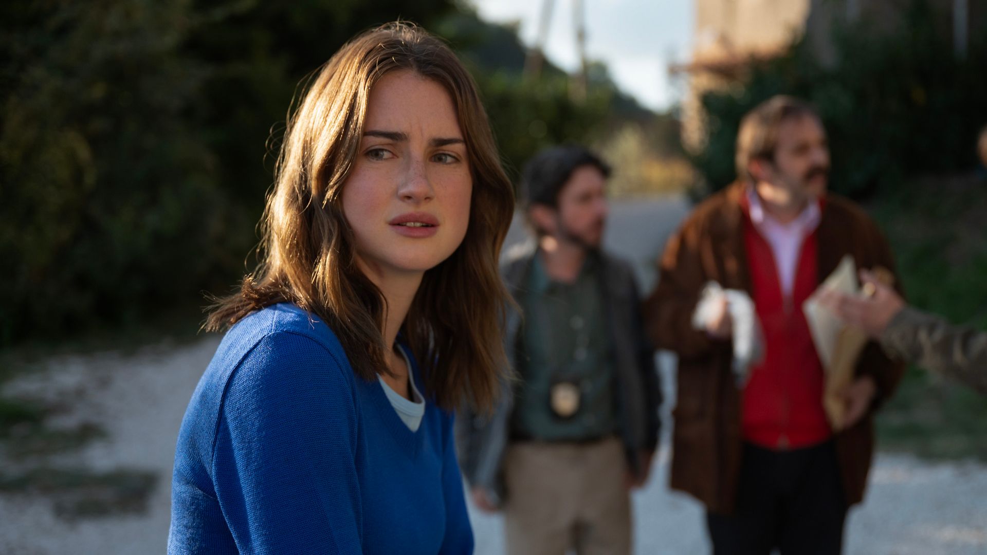 cloe-up brunette woman