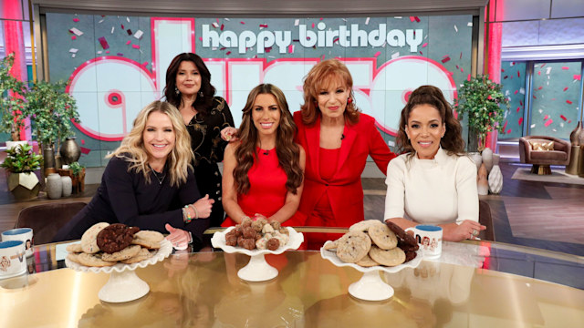 SARA HAINES, ANA NAVARRO, ALYSSA FARAH GRIFFIN, JOY BEHAR, SUNNY HOSTIN on The View, 2024