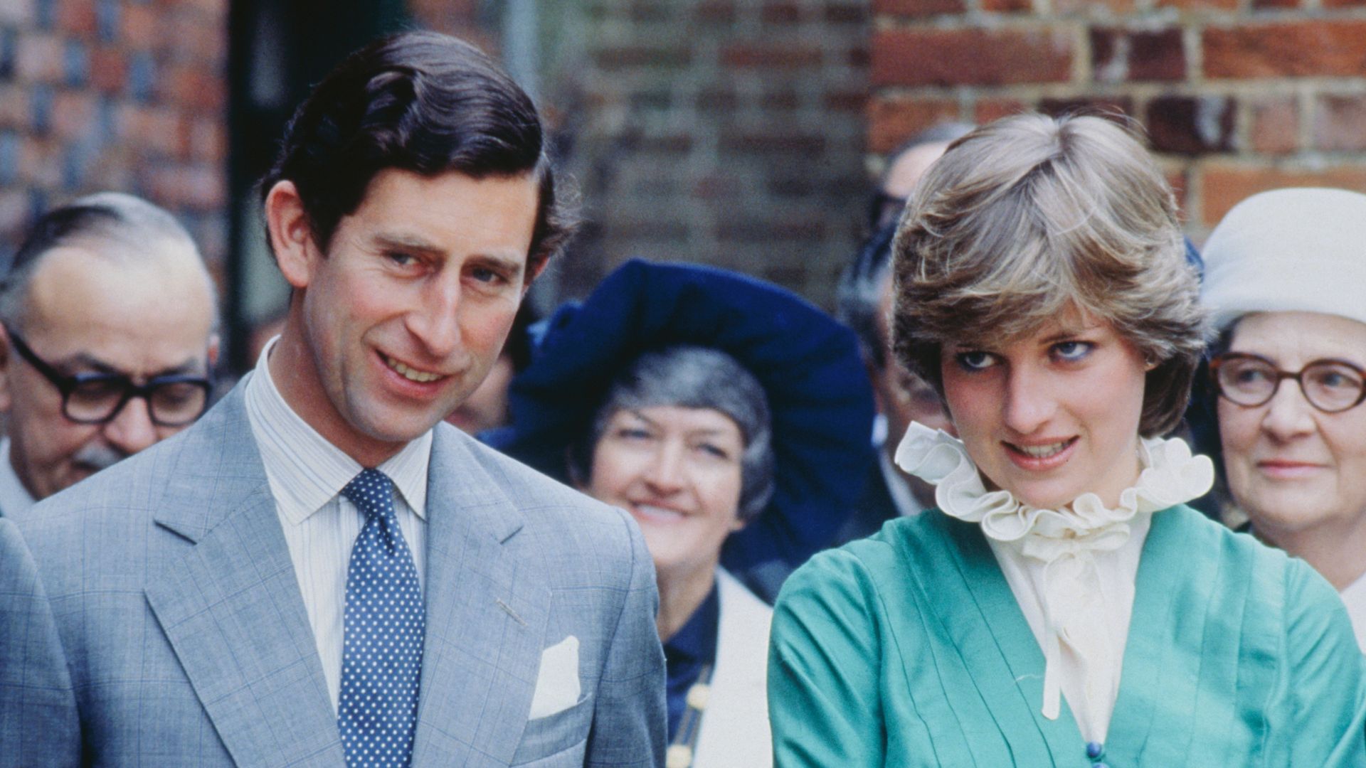 Prince Charles and Lady Diana Spencer opening the Mountbatten Exhibition at Broadlands