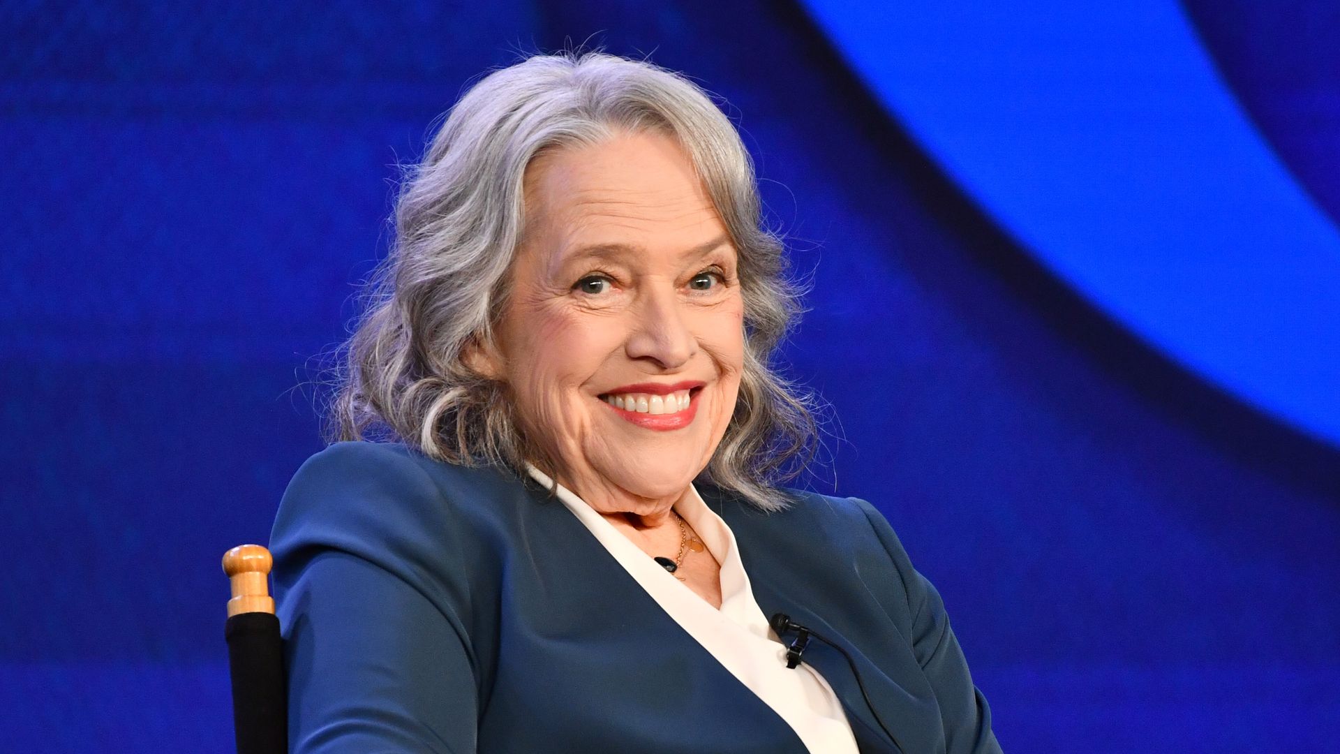 Kathy Bates speaks onstage at the "Matlock" Presentation Q&A during the CBS Network portion of the 2024 TCA Summer Press Tour at The Langham Huntington, Pasadena on July 13, 2024 in Pasadena, California