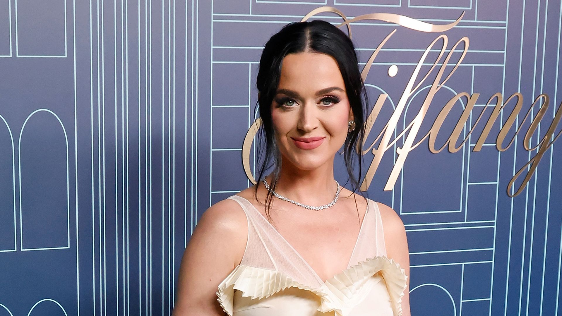 Katy Perry attends the reopening of The Landmark at Tiffany & Co 5th Avenue on April 27, 2023 in New York City