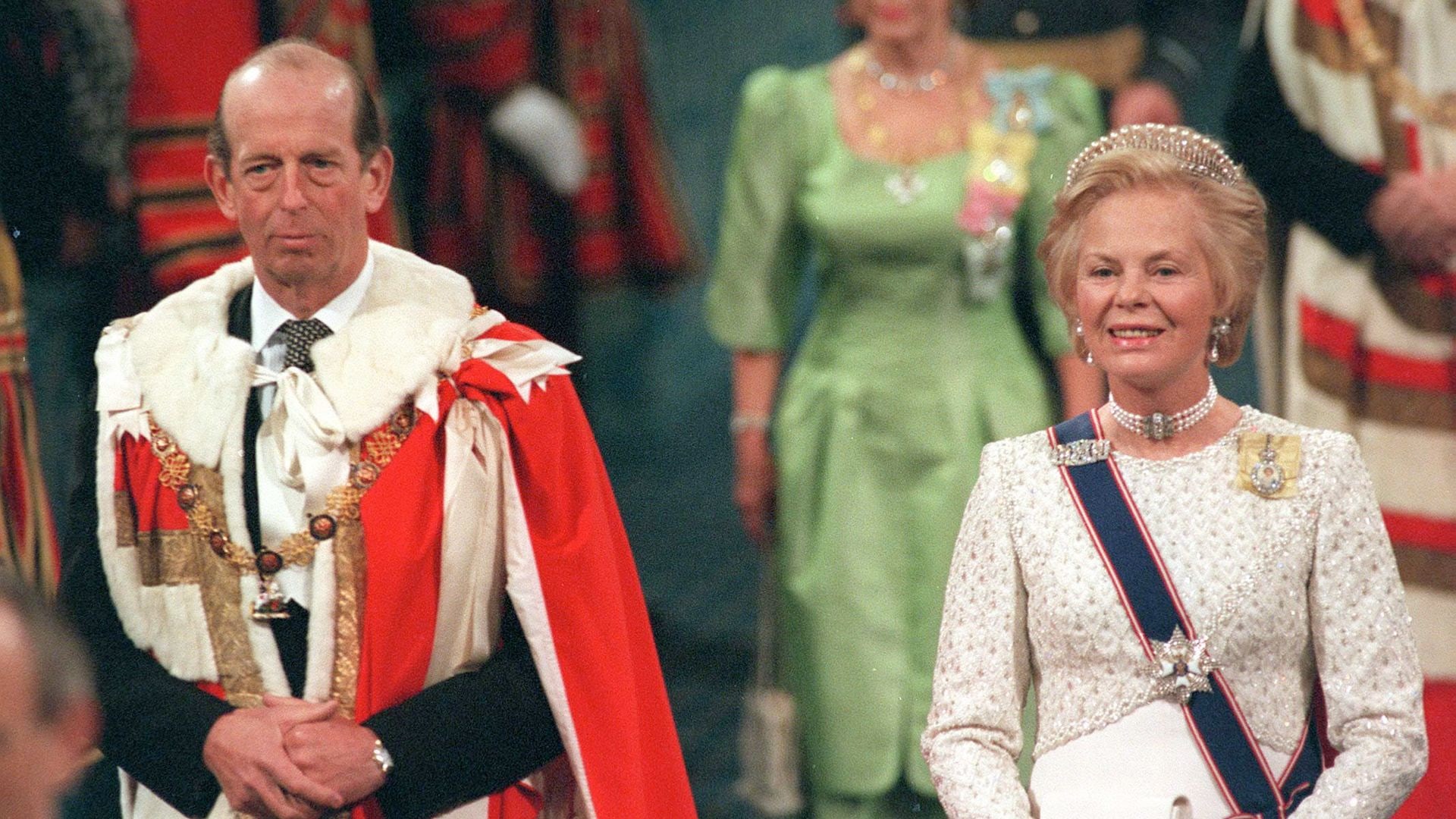 The Duke And Duchess Of Kent At The State Opening Of Parliament 