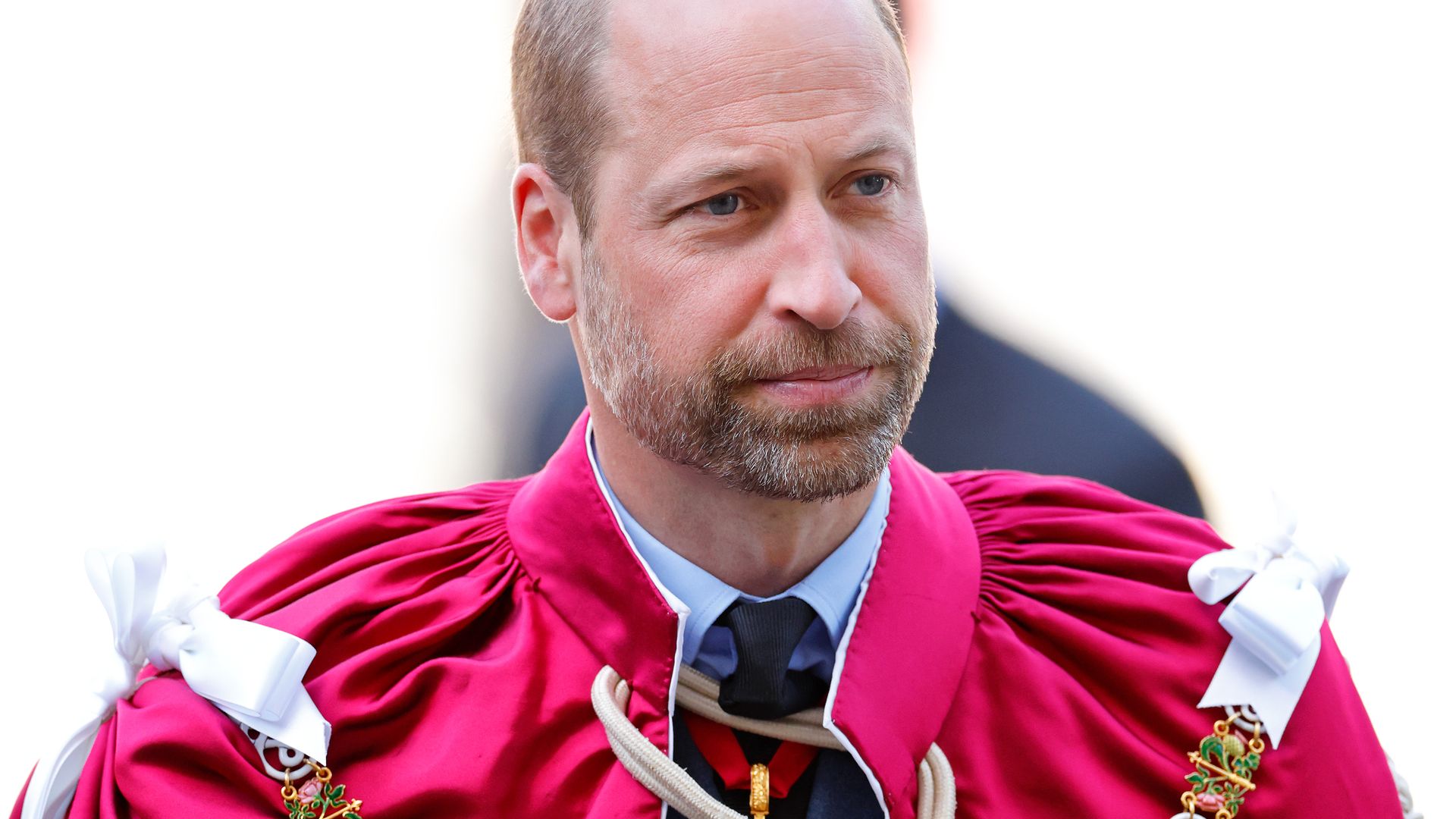 Prince William, Prince of Wales, Great Master of the Most Honourable Order of the Bath, attends a Service for The Order of the Bath at Westminster Abbey on May 16, 2025