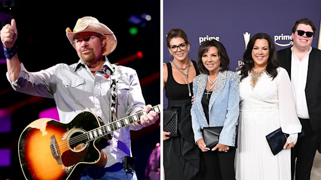 Toby Keith and his family - Shelley, Tricia, Krystal and Stelen