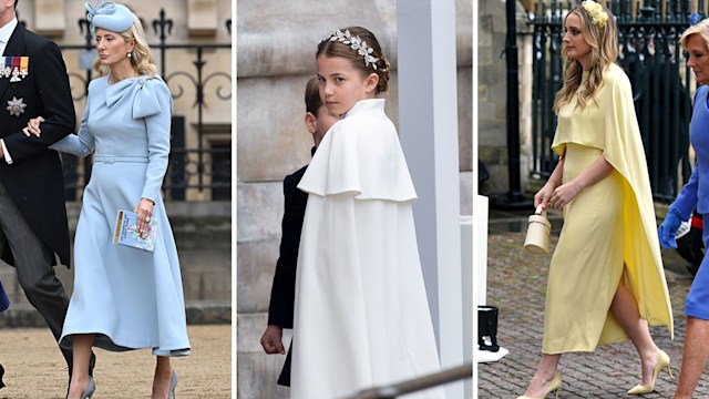 Princess Marie-Chantal, Princess Charlotte and Finnegan Biden at the coronation 