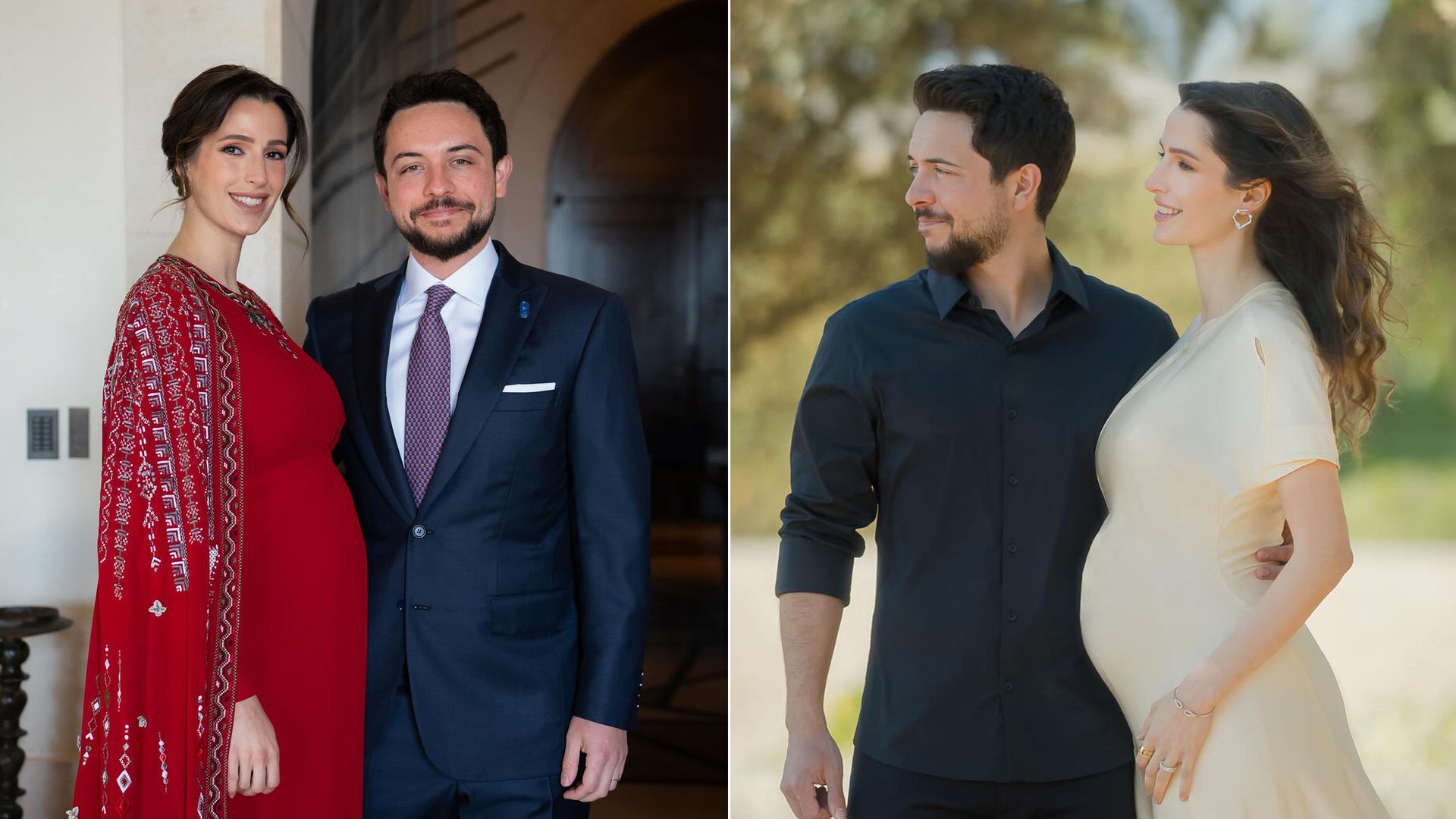 Princess Rajwa’s baby bump evolution as she prepares to welcome first child with Prince Hussein