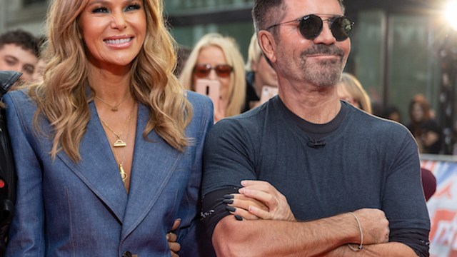 Amanda Holden and Simon Cowell