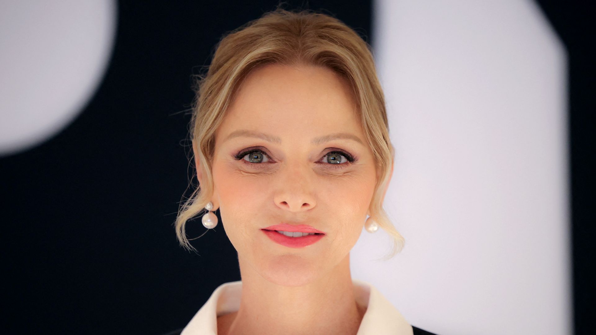 Princess Charlene of Monaco visits the Joya International Jewelry Fair in the Principality of Monaco on November 13, 2025. (Photo by Valery HACHE / AFP) / NO TABLOIDS WEB & PRINT, NO DAILY MAIL, NO DAILY MAIL GROUP (DMGT), NO VOICI, NO CLOSER (Photo by VALERY HACHE/AFP via Getty Images)          