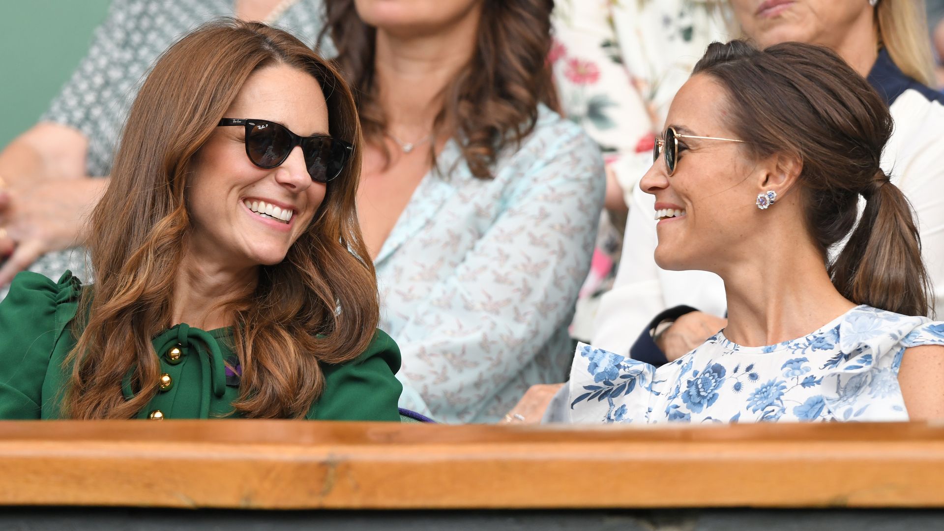 Kate Middleton and Pippa Middleton at Wimbledon 2019