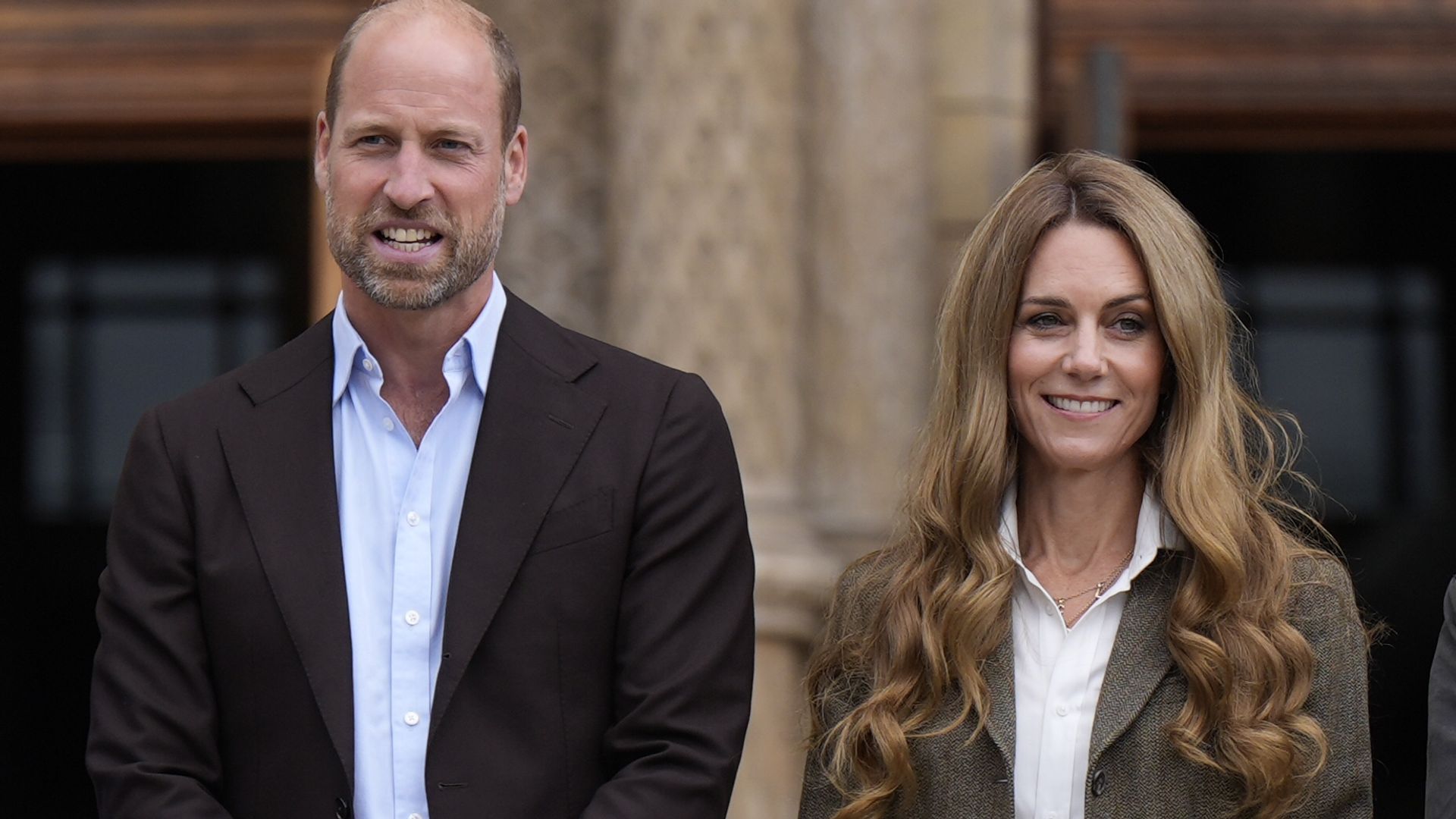 The Prince and Princess of Wales during their visit to the Natural History Museum's newly transformed gardens in London, and meet with children and young people taking part in learning programmes which see them connecting with nature and boosting biodiversity in urban areas. Picture date: Thursday September 4, 2025. (Photo by Aaron Chown/PA Images via Getty Images)