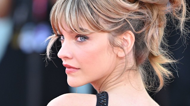 VENICE, ITALY - SEPTEMBER 01: Barbara Palvin attends a red carpet for the movie "Poor Things" at the 80th Venice International Film Festival at  on September 01, 2023 in Venice, Italy. (Photo by Stephane Cardinale - Corbis/Corbis via Getty Images)