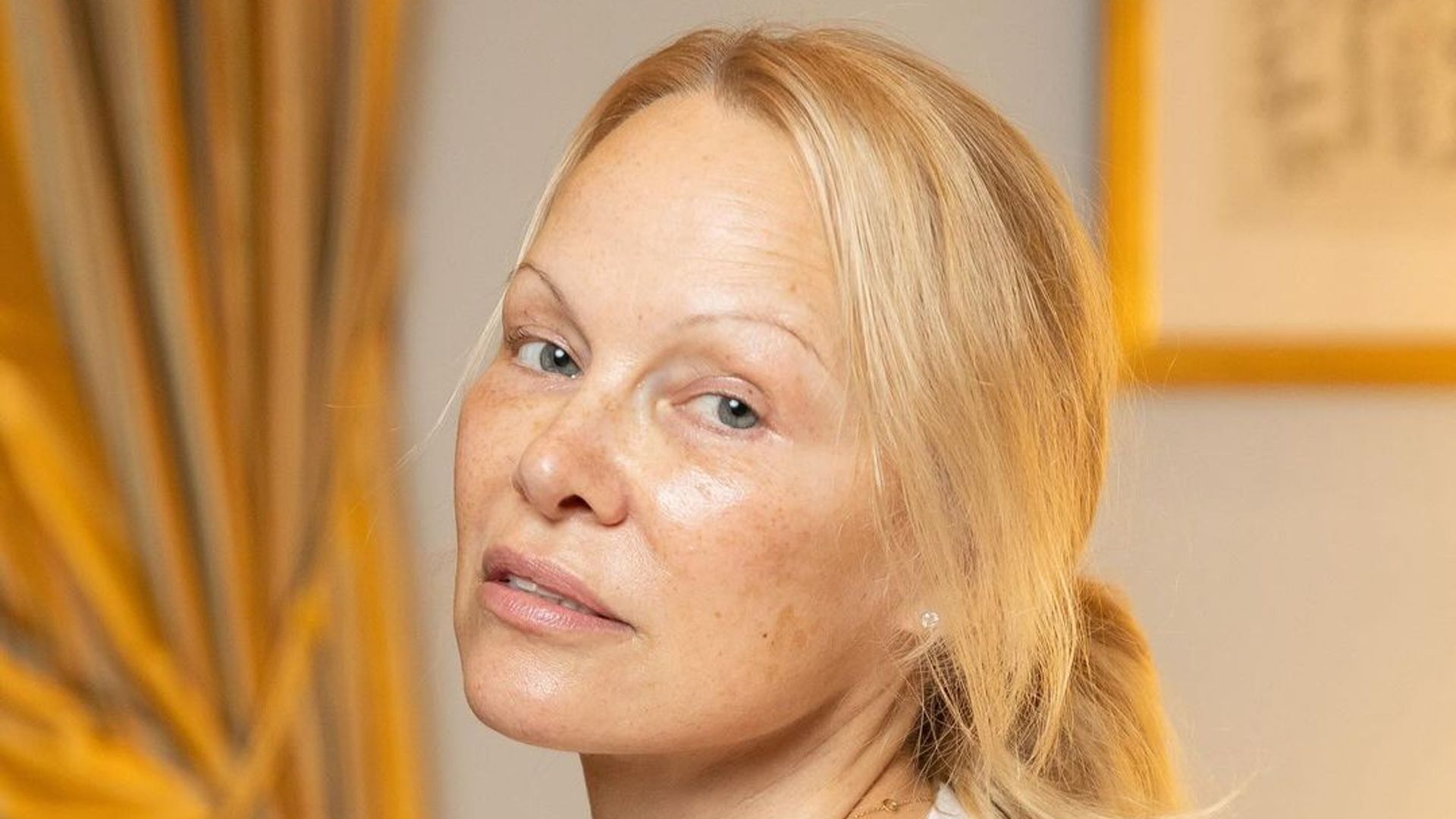 Pamela Anderson 56 Showcases Her Natural Beauty In Latest Makeup Free Video Hello